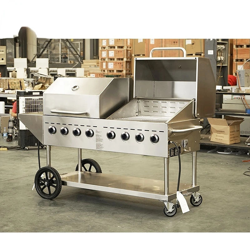 Large Commercial Outdoor Stainless Steel Brazilian BBQ Grill